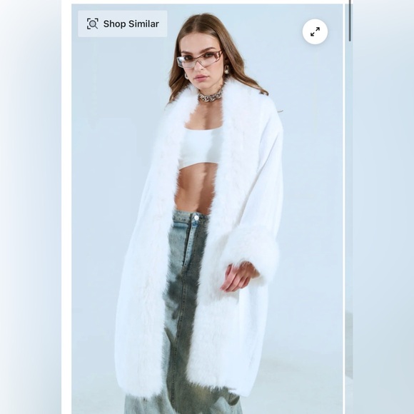 AKIRA Sweaters - SNOW BUNNY LONG CARDIGAN - L/XL